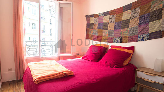 Bedroom facing the courtyard