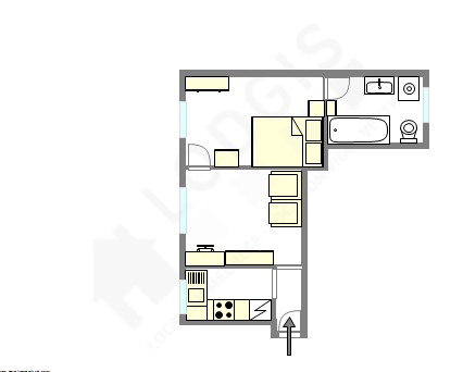 Apartment Paris 9° - Interactive plan