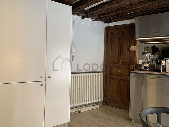 Kitchen facing the road