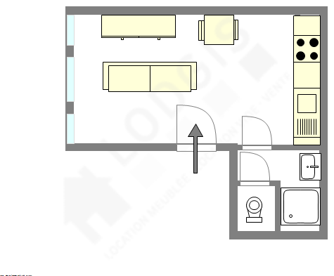 Apartamento Paris 17° - Plano interativo