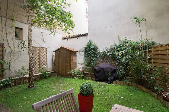 Terrasse équipée de table à manger, 4 chaise(s)