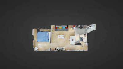 Квартира Париж 16° - Интерактивный план