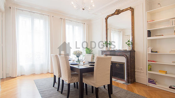 Dining room facing the road
