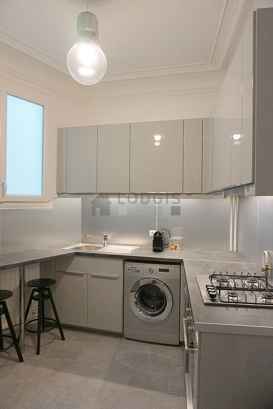 Great kitchen with tile floor