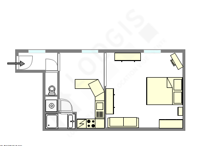 アパルトマン パリ 5区 - レイアウト