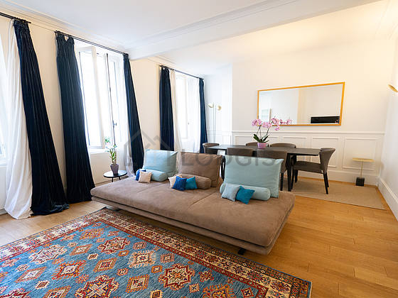 Living room facing the road