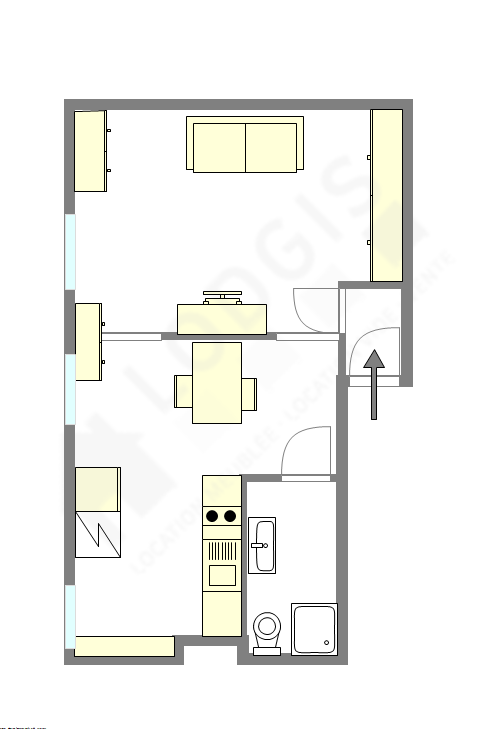 Квартира Париж 7° - Интерактивный план