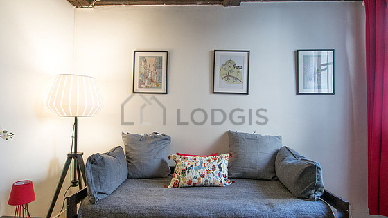 Beautiful, very quiet and bright sitting room of an apartment in Paris