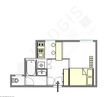 Apartamento Paris 5° - Plano interativo