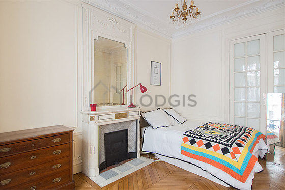 Bedroom facing the road