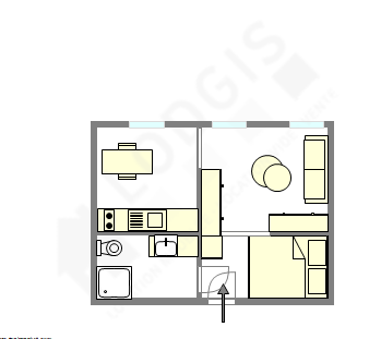 Apartment Paris 11° - Interactive plan