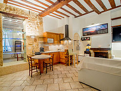 Wohnung Paris 4° - Wohnzimmer