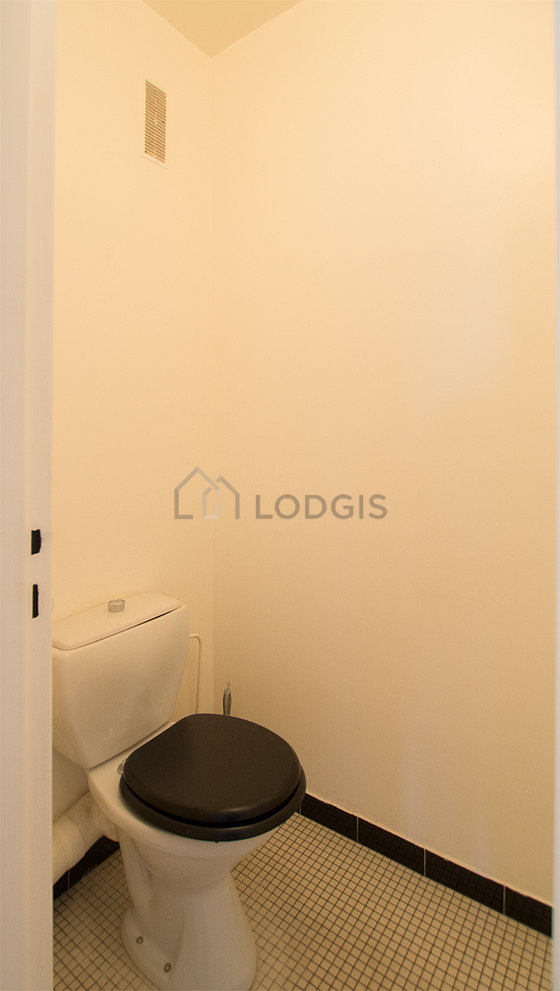 Toilets separated from the bathroom