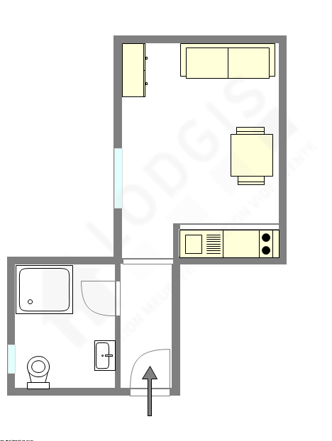 Apartment Paris 16° - Interactive plan