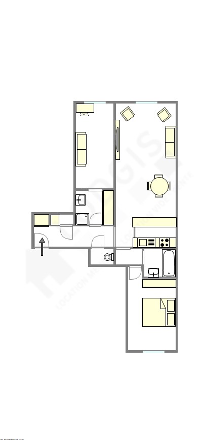 Apartment Neuilly-Sur-Seine - Interactive plan