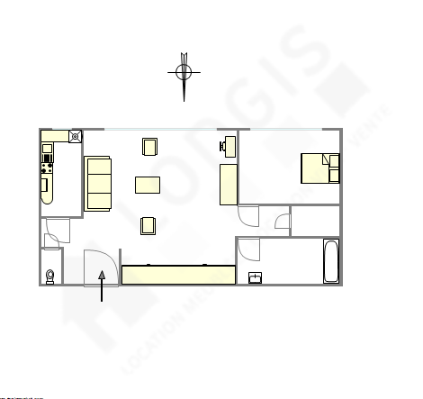 Apartment Paris 5° - Interactive plan