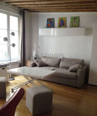Very quiet living room furnished with 1 sofabed(s) of 140cm, tv, 1 armchair(s), 1 chair(s)