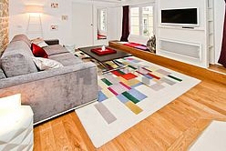 Wohnung Paris 4° - Wohnzimmer