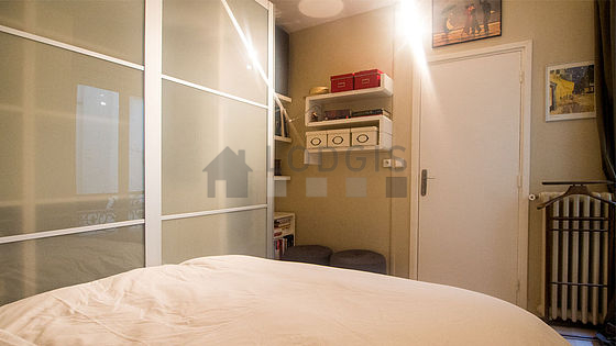 Bedroom with windows