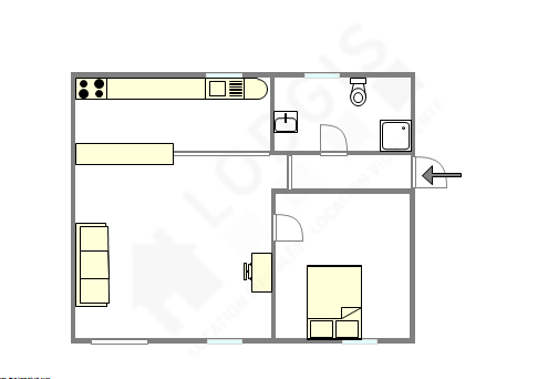 Apartamento Paris 15° - Plano interativo