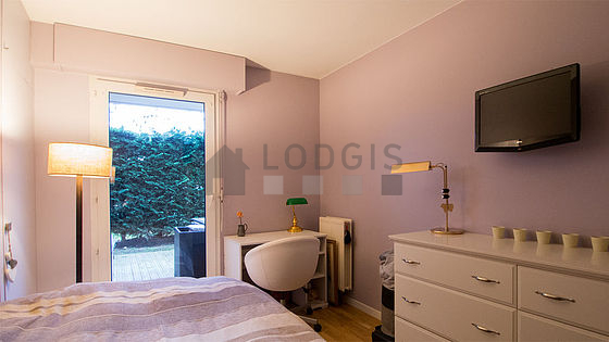 Bedroom facing the garden