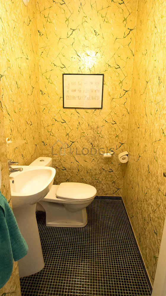Toilets separated from the bathroom