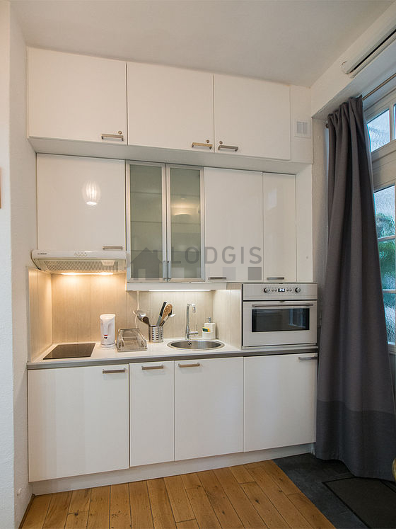 Great kitchen with wooden floor