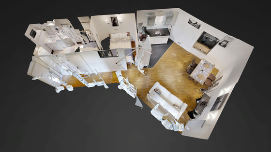 Appartement Paris 1° - Plan interactif