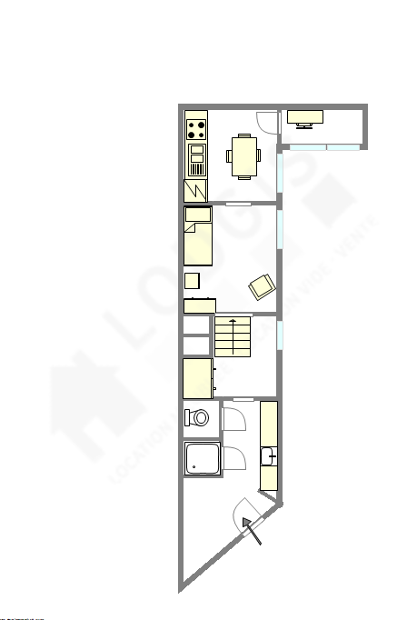 Apartment Paris 16° - Interactive plan