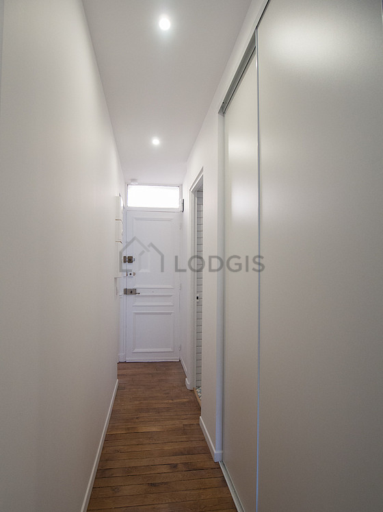 Beautiful entrance with wooden floor