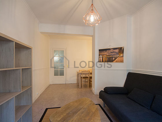 Living room facing the road