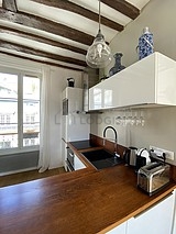Appartement Paris 3° - Cuisine