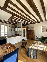 Appartement Paris 3° - Séjour