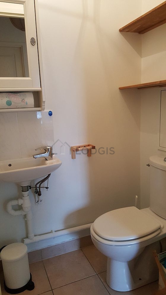 Toilets separated from the bathroom