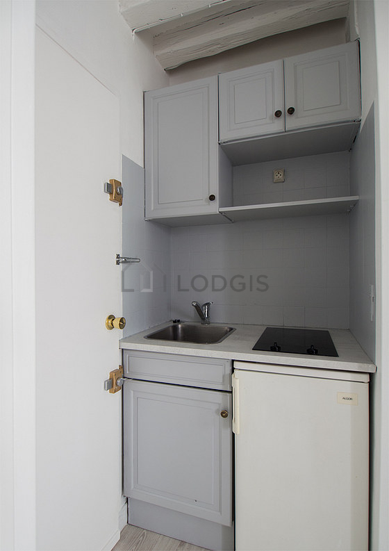 Great kitchen with wooden floor