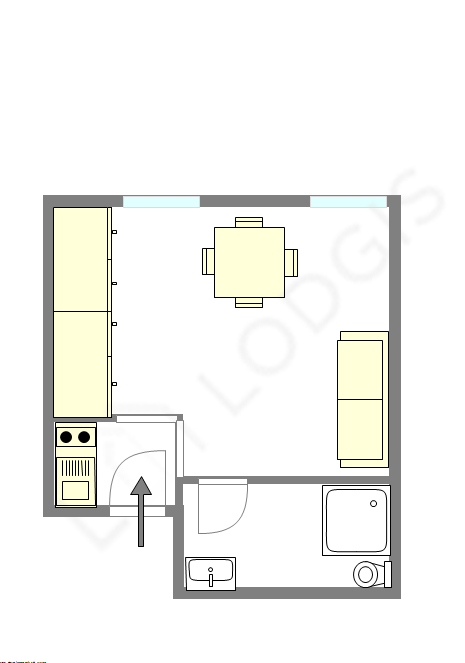 Appartamento Parigi 12° - Piantina interattiva