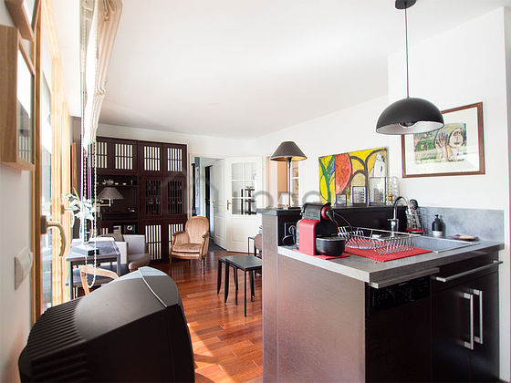Living room with double-glazed windows