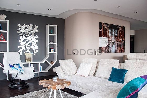 Very bright living room
