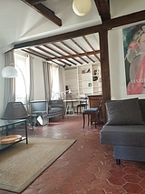 双层公寓 巴黎16区 - 客厅