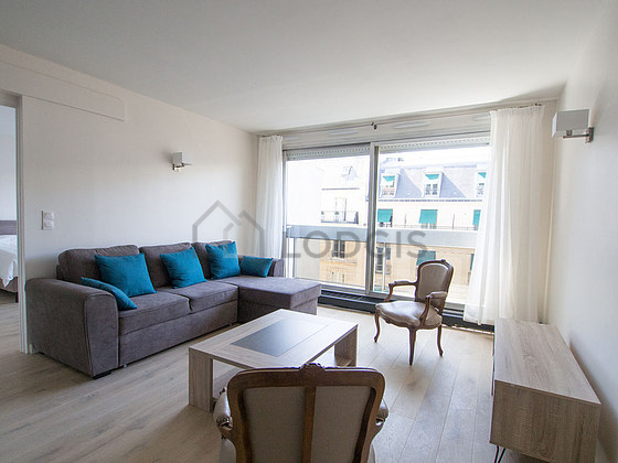 Very quiet living room furnished with 1 sofabed(s) of 160cm, tv, 2 armchair(s), 1 chair(s)