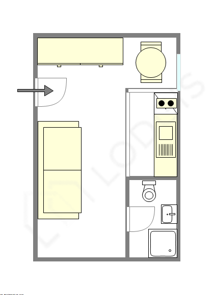 Apartment Paris 4° - Interactive plan