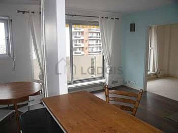 Living room with windows