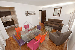 Wohnung Paris 8° - Wohnzimmer