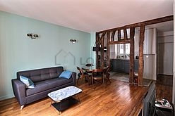 Wohnung Paris 3° - Wohnzimmer