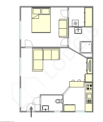Appartamento Parigi 9° - Piantina interattiva