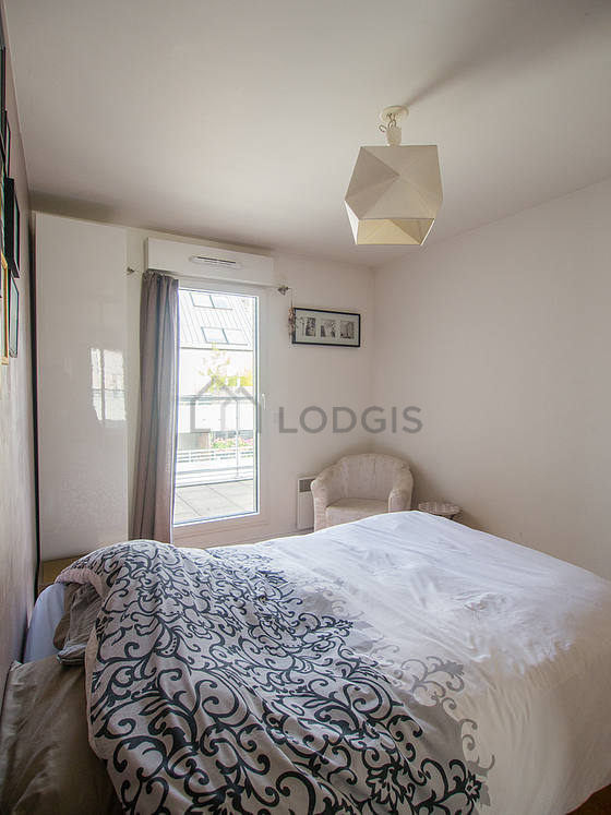 Bedroom facing the road