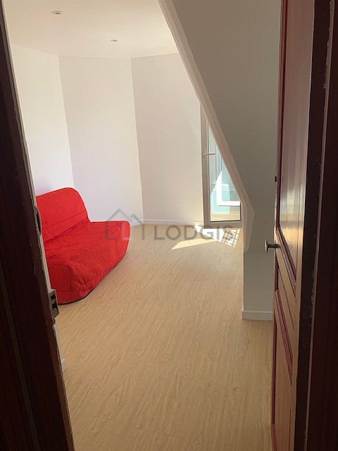 Living room with windows