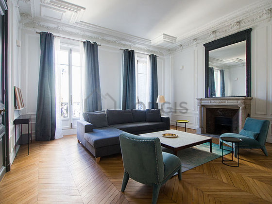 Great, very quiet and very bright sitting room of an apartment in Paris