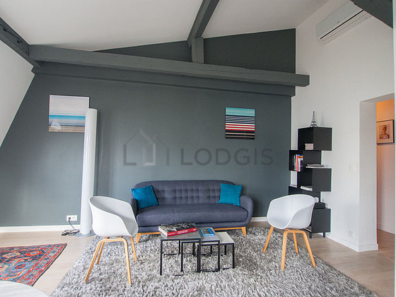Magnifique séjour très calme et très lumineux d'un appartement à Paris