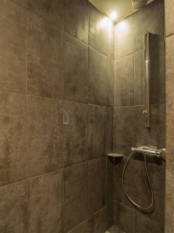 Bathroom equipped with cupboard